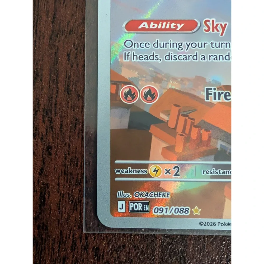 Pokémon Talonflame Illustration Rare 091/088 Perfect Order